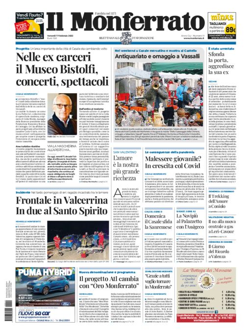 Il Monferrato - Edizione 11 del 11/02/2022